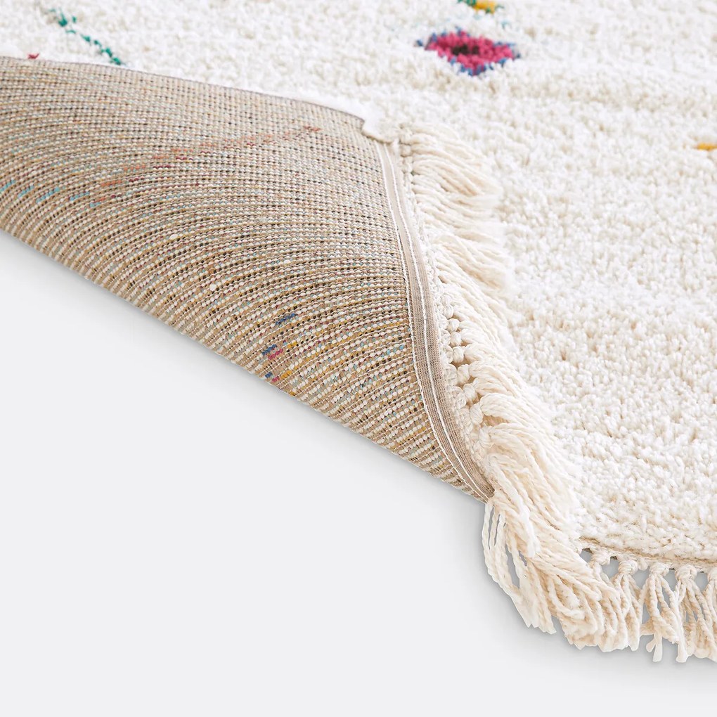 Vloerkleed in Berberse stijl, gekleurd XL, Miro