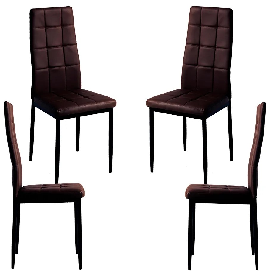 Pak 4 Lan kunstleren stoelen