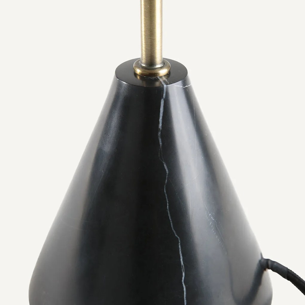 Lamp in marmer en metaal, Sophonie