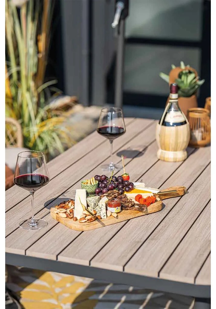 Garden Impressions Kalibo lounge dining set 4-delig - donker grijs