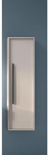 Adema Prime Essential Hoge Kast - 120x34.5x34.5cm - 1 deur - mat cotton (beige) - MDF AQUA_HIGH_CABINET_Cotton