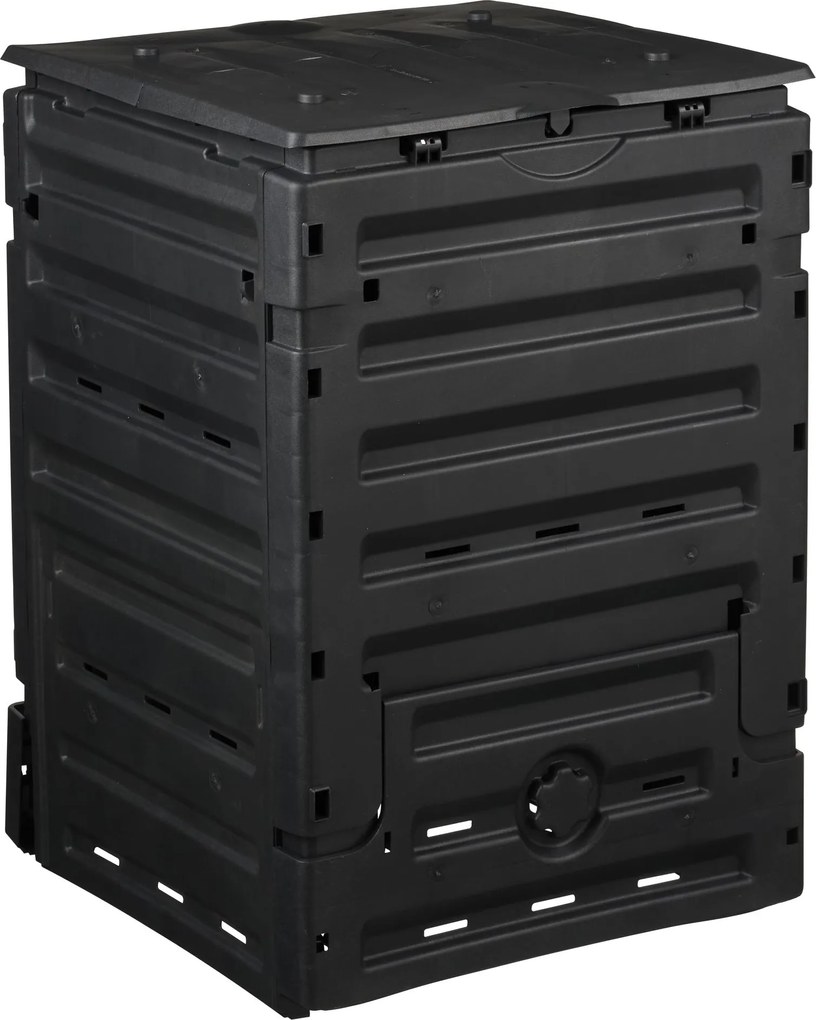 Nature compostsilo H90x60x60cm 300l, zwart, knock-down