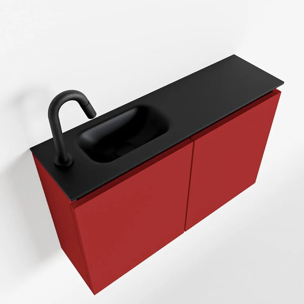 Mondiaz Ture 80cm toiletmeubel fire met wastafel urban links 1 kraangat