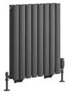 Eastbrook Tunstall dubbele radiator 50x60cm 734W antraciet