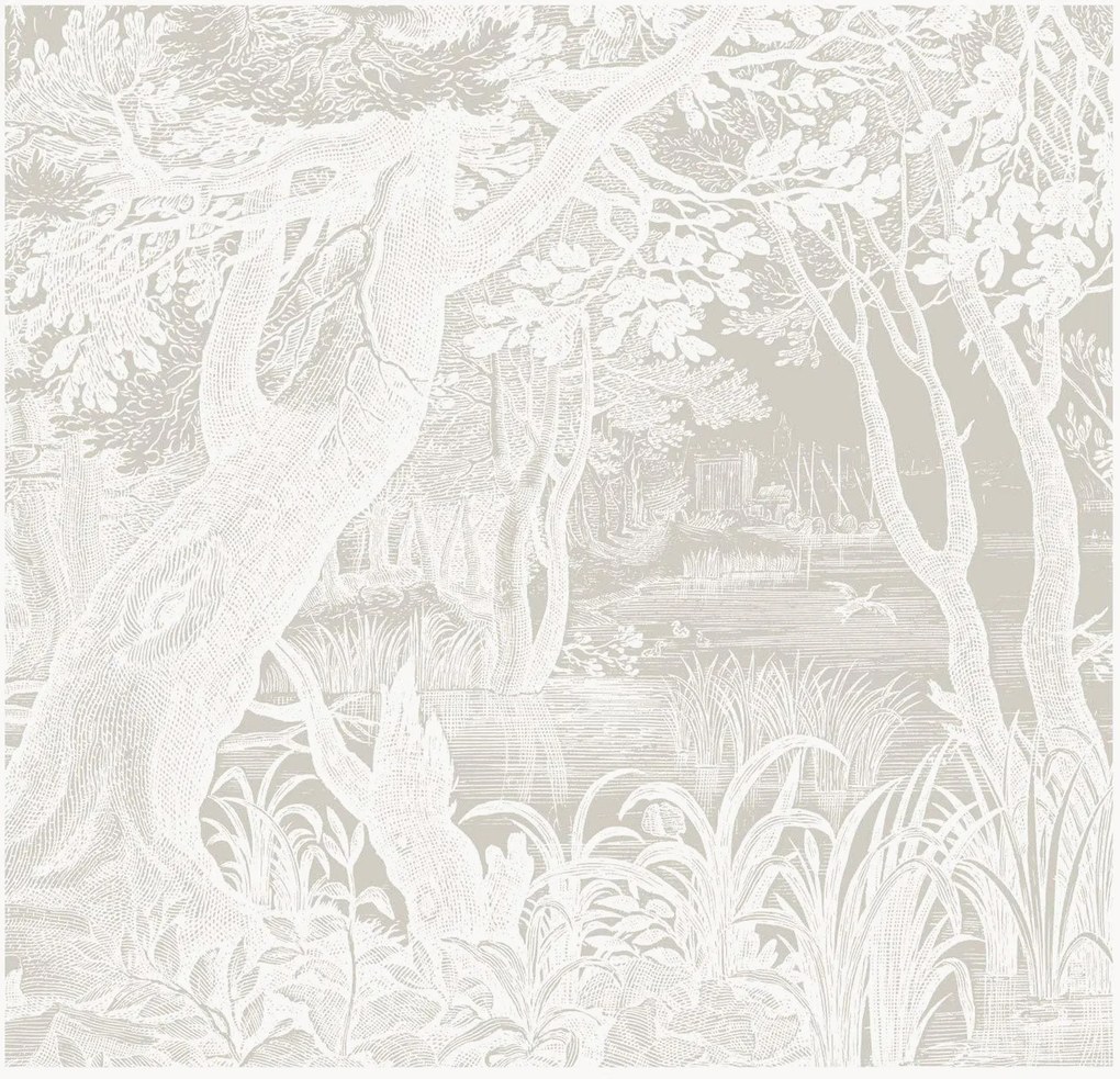 Behang Engraved Landscapes