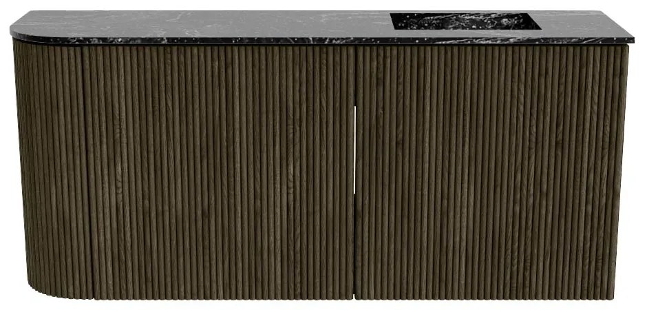 Mondiaz Joya DLux 90cm toiletmeubel ronding links shadow met wastafel faye rechts zonder kraangat lava