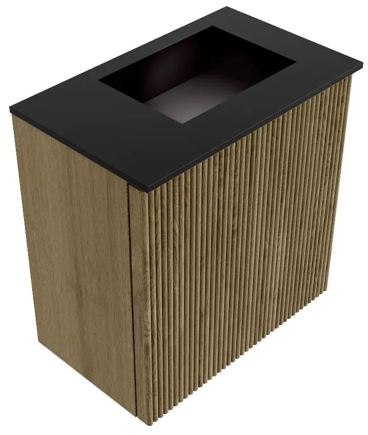 Mondiaz Joya 40cm toiletmeubel dusk met wastafel faye rechts 1 kraangat urban