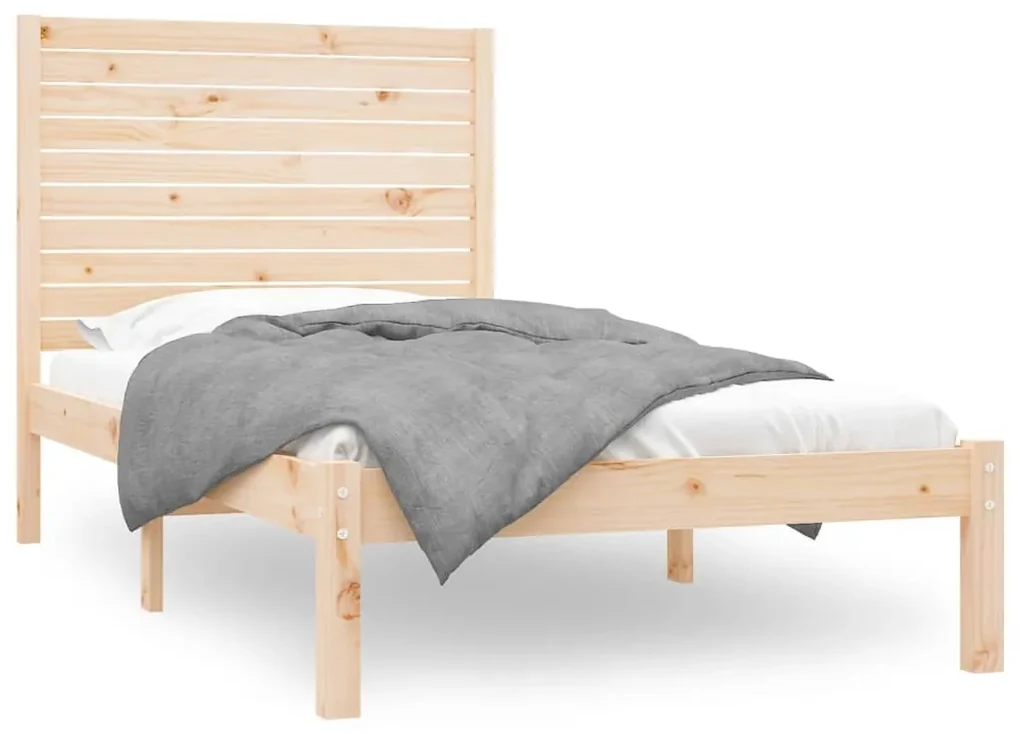 vidaXL Bedframe massief hout 90x200 cm