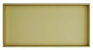 Hotbath &MORE Inbouwbox of inbouwnis - 30x60x10 - Geborsteld messing PVD BOX060BBP