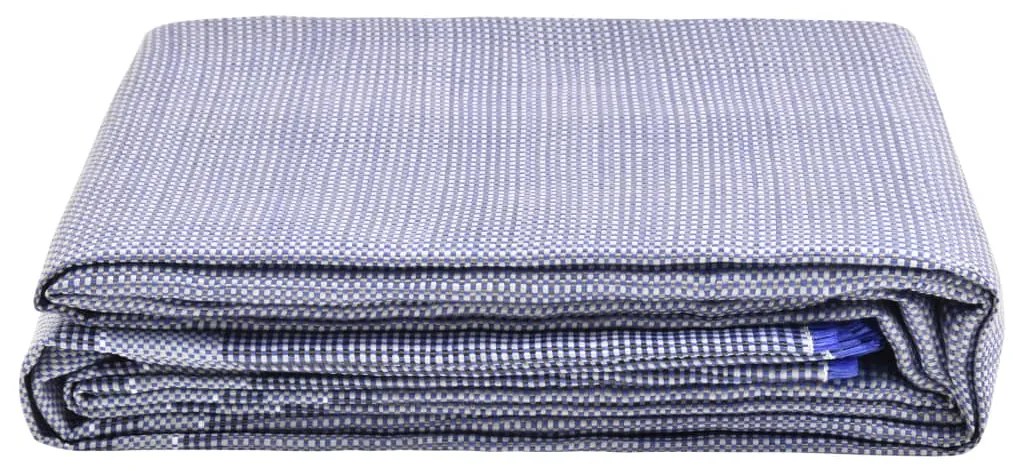 vidaXL Tenttapijt 650x250 cm blauw