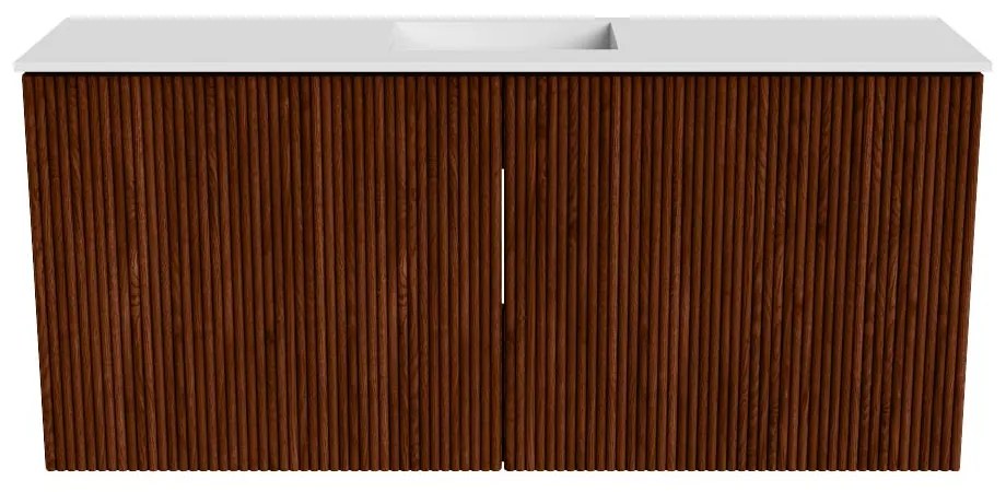 Mondiaz Joya 90cm toiletmeubel ruby met wastafel faye midden 1 kraangat talc