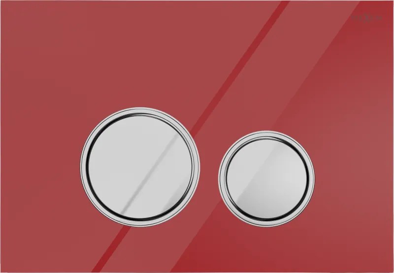 Mexen Fenix 06 spoelknop, rood - 600627