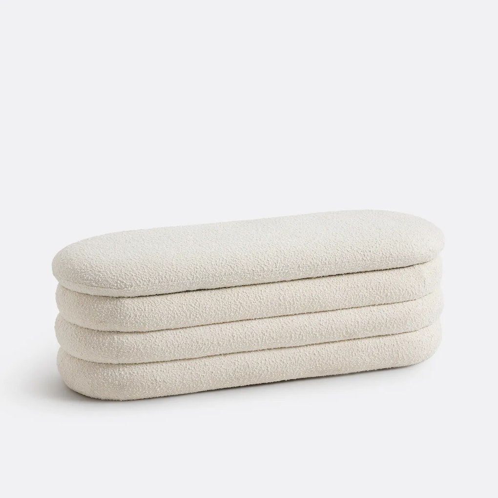 Bank/bedeinde/kist met badstof, Pilou