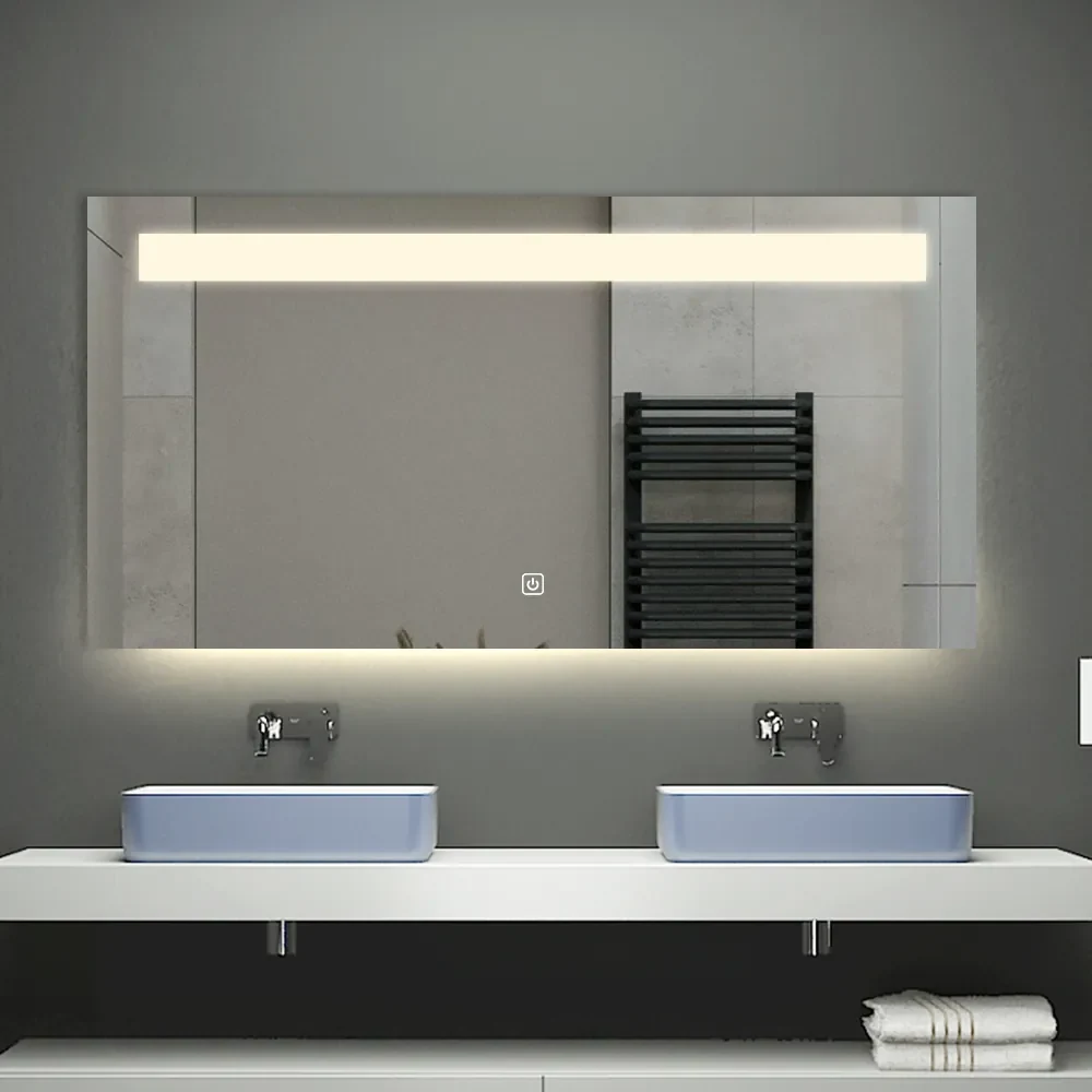 Saniclear Aruba spiegel 90x70cm met LED verlichting en spiegelverwarming