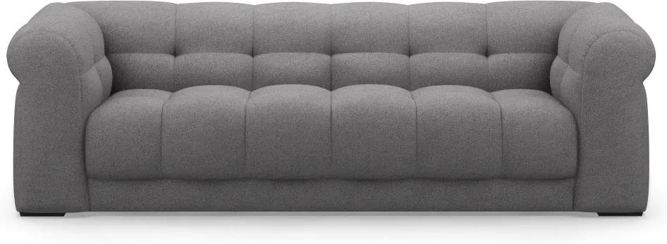 Rivièra Maison - Cobble Hill Sofa 3,5 Seater, celtic weave, silent steel - Kleur: grijs
