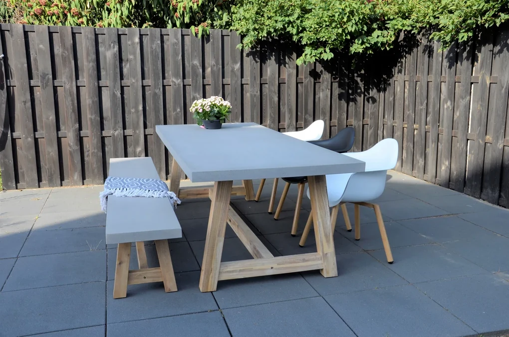 The Outsider Tuintafel - Judy - Beton Look - 180x100x77 cm - The Outsider