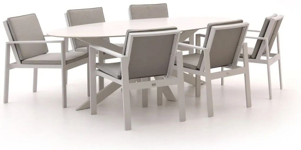 Bellagio Vezzano/Furato ellips 240cm dining tuinset 7-delig
