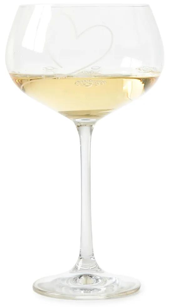 Rivièra Maison - With Love White Wine Glass - Kleur: transparant