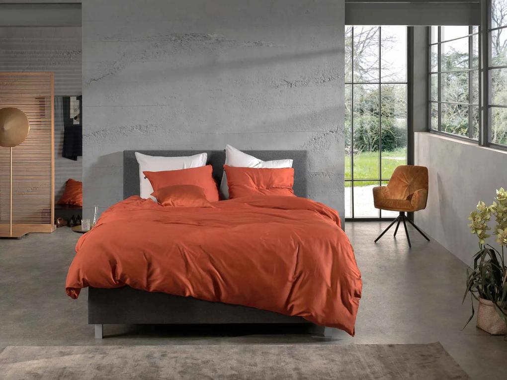 Zo!Home Satinado Dekbedovertrek Copper Orange – Bij Swiss Sense