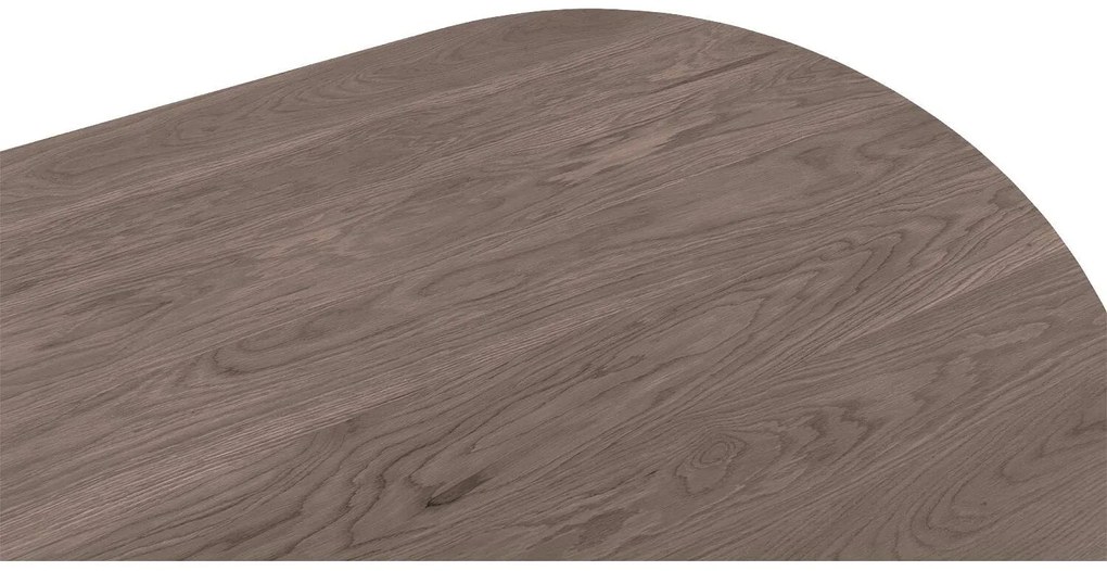 Goossens Excellent Eettafel Uniek, Semi rond 220 x 100 cm