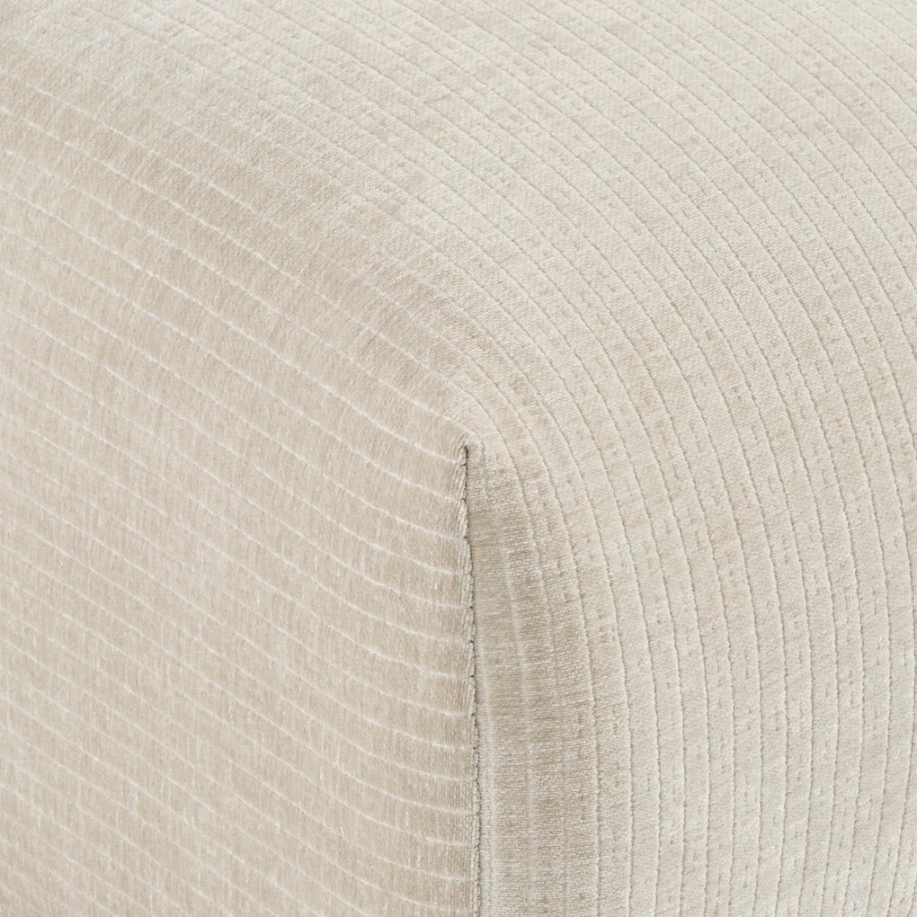 XL poef, vintage ribfluweel, L109 cm, Nuria