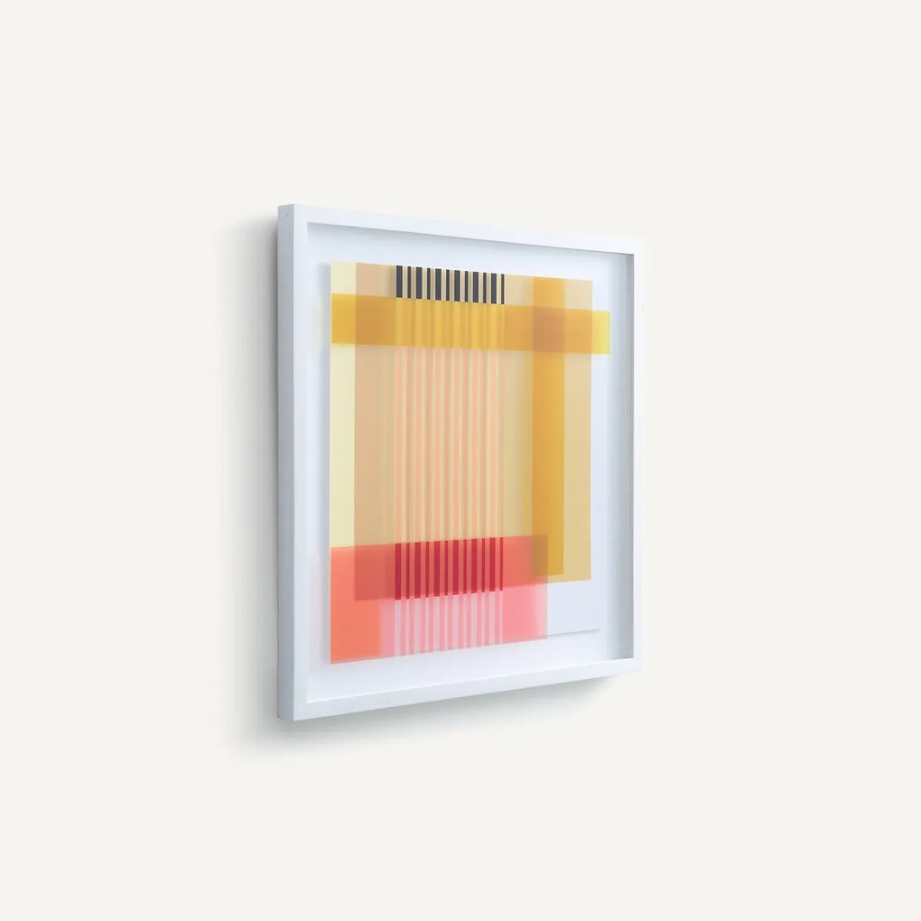 Gezeefdrukte glazen wandkunst, Seris