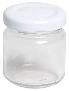Inmaakpot glad met deksel, mini, 50 ml