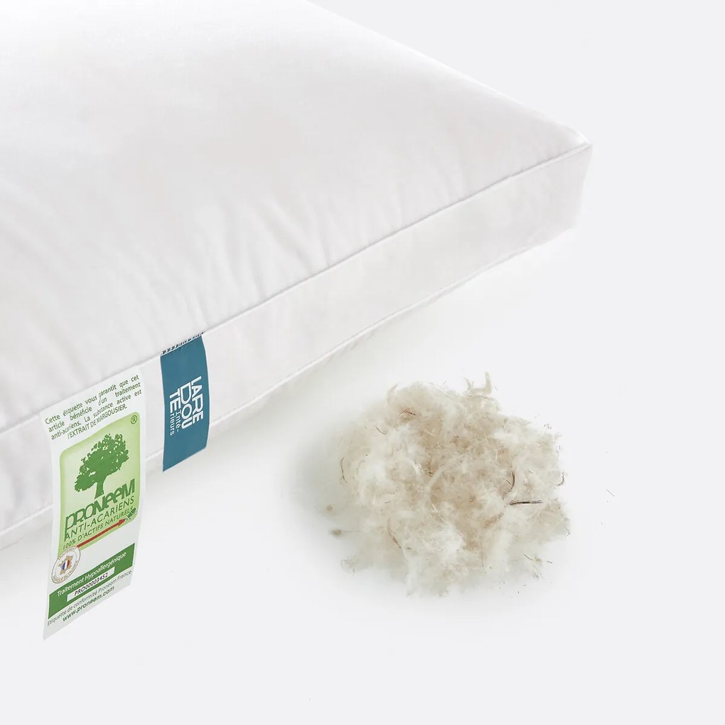 Zacht kussen met 3 kamers, 90% dons