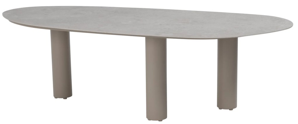 Showroommodel Estate dining tuintafel mango 240x105xH75 cm keramiek latte Taste 4SO
