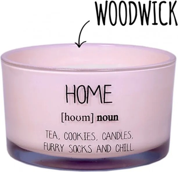 My Flame Lifestyle scented soy candle pink home cookies