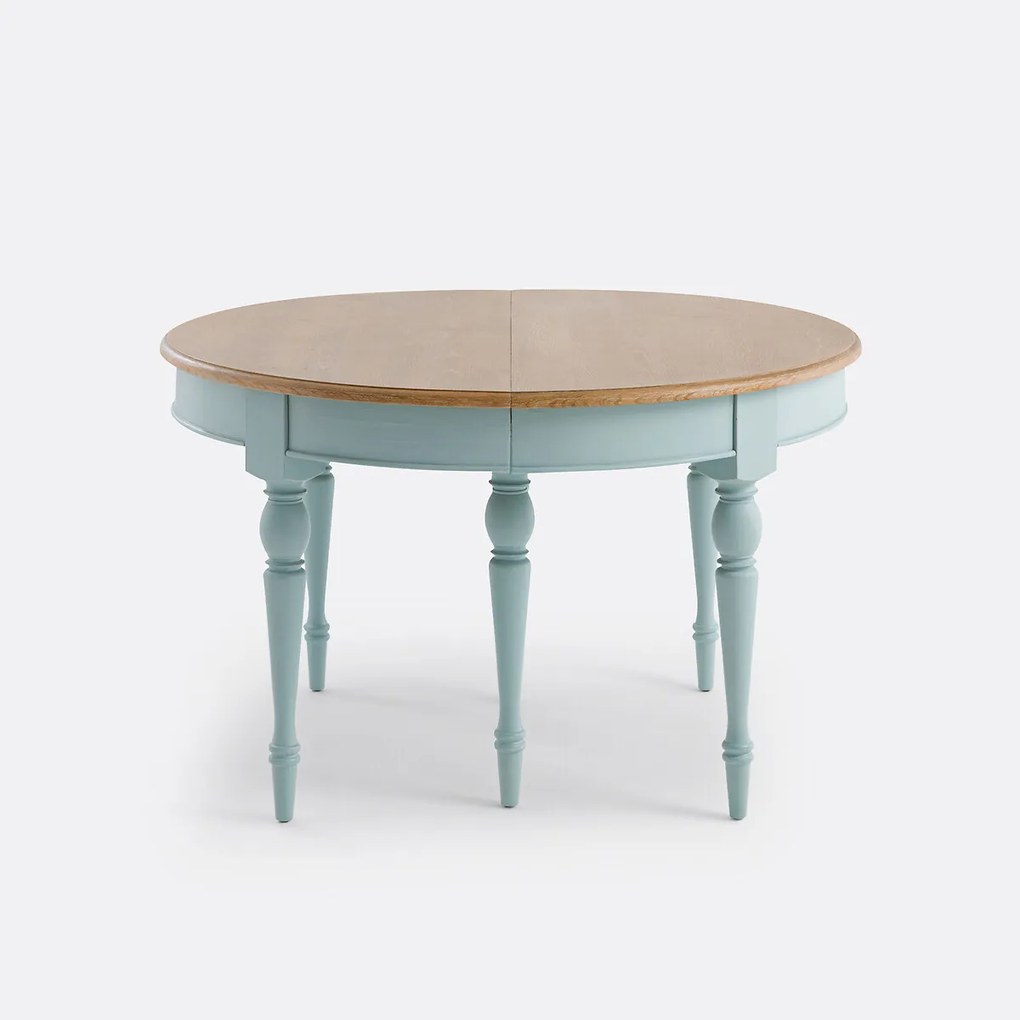 Eettafel, rond, uitschuifbaar, voor 4 tot 12 personen, ANGUSTA