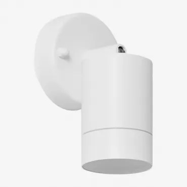 Jaxten Aluminium Buitenwandlamp Wit & ↑16,5 Cm - Sklum