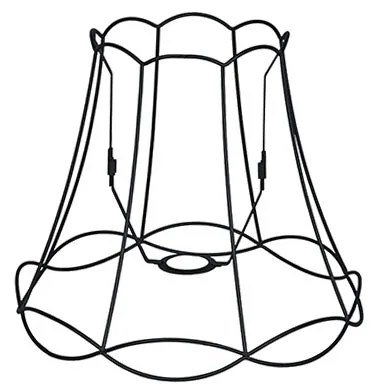 Metalen lampenkap zwart 30/26 - Granny Frame