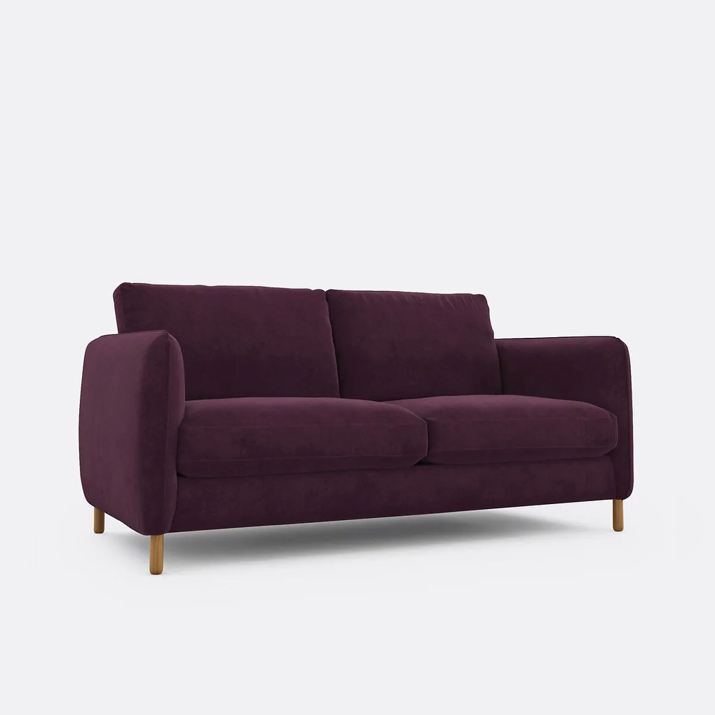 Bank fluweel, 2, 3 of 4-zit Loméo