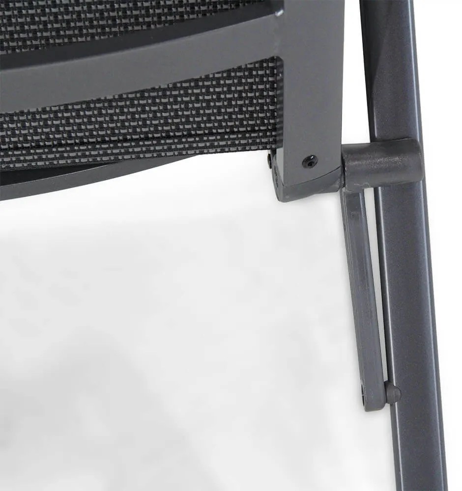 Tuinset 6 personen 220 cm Aluminium Grijs Hartman Aruba/Concept