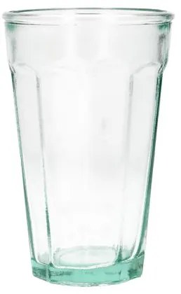 Glas met facetten, gerecycled glas, 500 ml