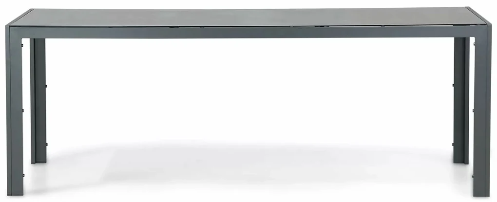 Tuinset 6 personen 210 cm Aluminium/textileen Grijs Domani Furniture Manu/Venustas