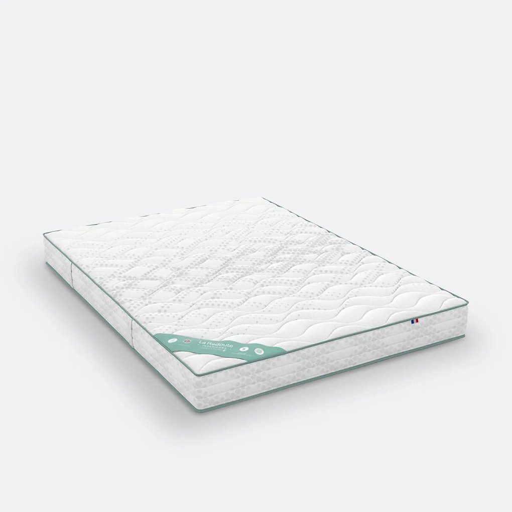 Matras voor gevoelige rug, 660 veren, 7 zones, zeer stevige ondersteuning, zacht comfort