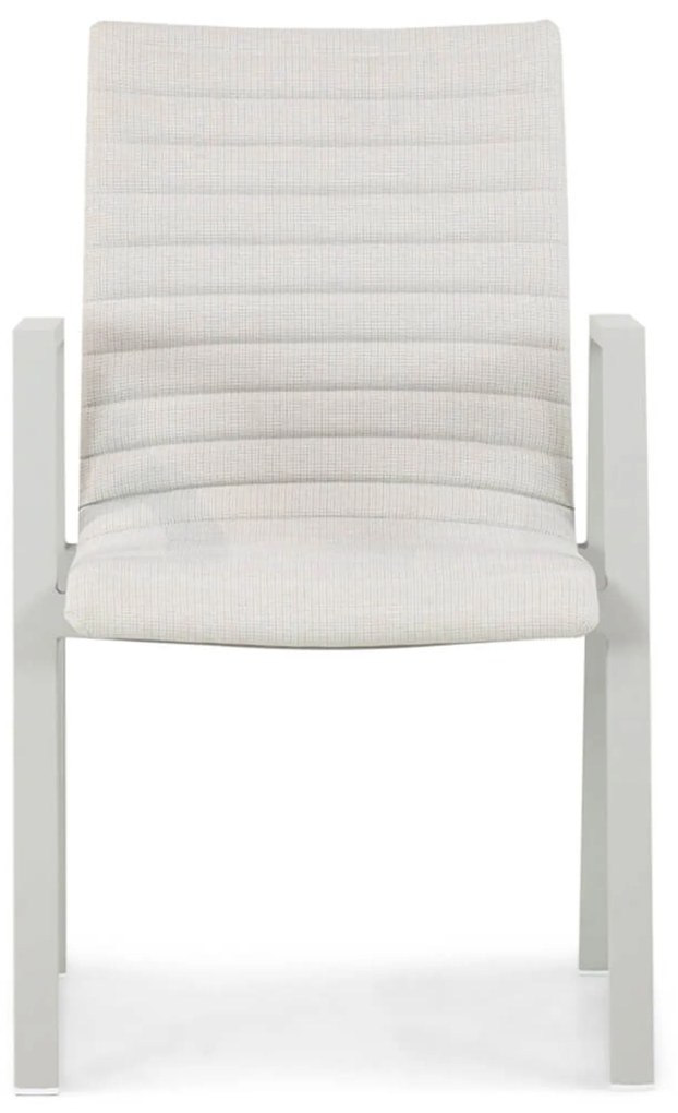 Tuinset Ronde Tuintafel 6 personen 180 cm Aluminium/textileen Taupe Osmen Joliet/Fungo