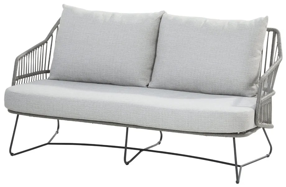 4 Seasons Outdoor Ancora 2,5-zits loungebank antraciet Silver Grey SALE  Tuinbank    antraciet weerbestendig