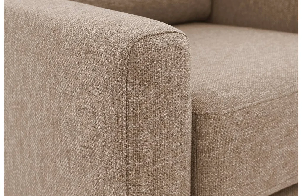 Goossens Fauteuil Lucca, Fauteuil klein arm smal 12 cm