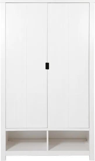 2-deurskast XL Basic Wood white wash (excl. 2 bakken 135107xx) - Kasten