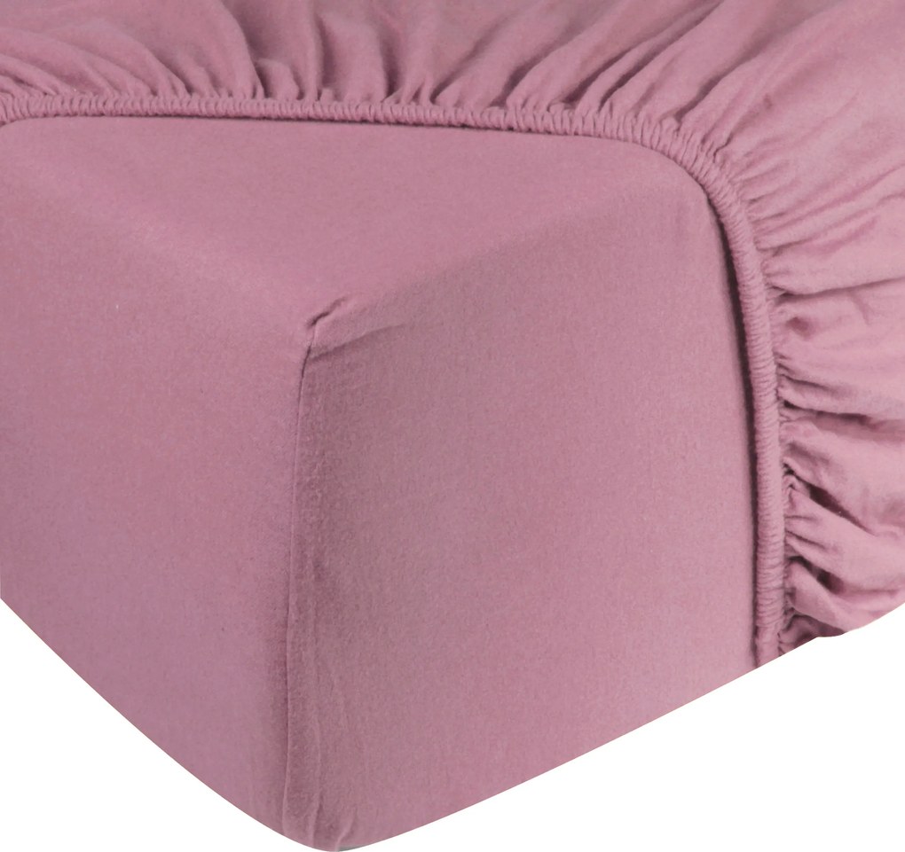 Hoeslaken Jersey – 100% katoen – 180×200 – roze