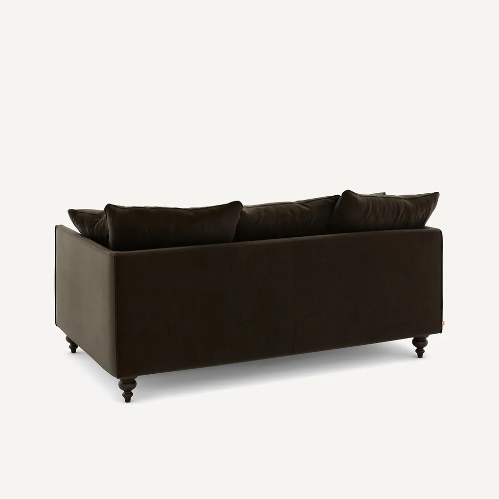 3-zits compacte fluwelen zetel, Lazare