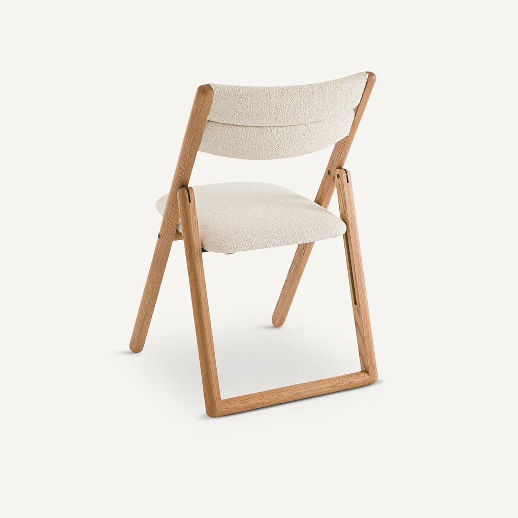 Eiken plooistoel Camminata design E.Gallina