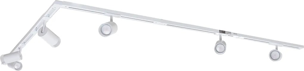 Modern railsysteem met 5 spots wit 1-fase - Iconic Jeana
