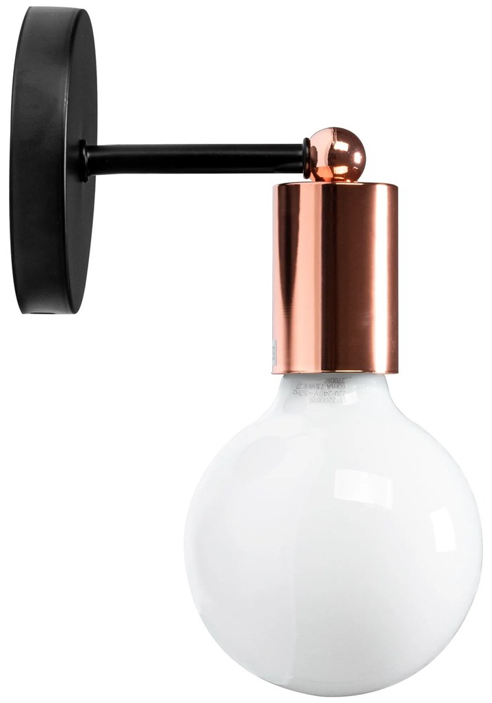 Wandlamp Metalen Wandlamp Rosé Goud 392205