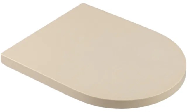 Saniclass Universo closetzitting - softclose - quickrelease - duroplast - 46x36cm - 35mm - mat beige E13/A15 35mm seat beige