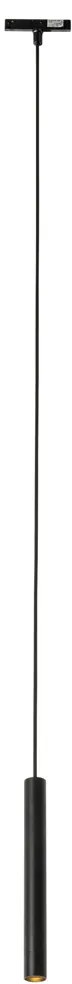 Moderne hanglamp zwart voor railsysteem 1-fase  - Slimline Keno