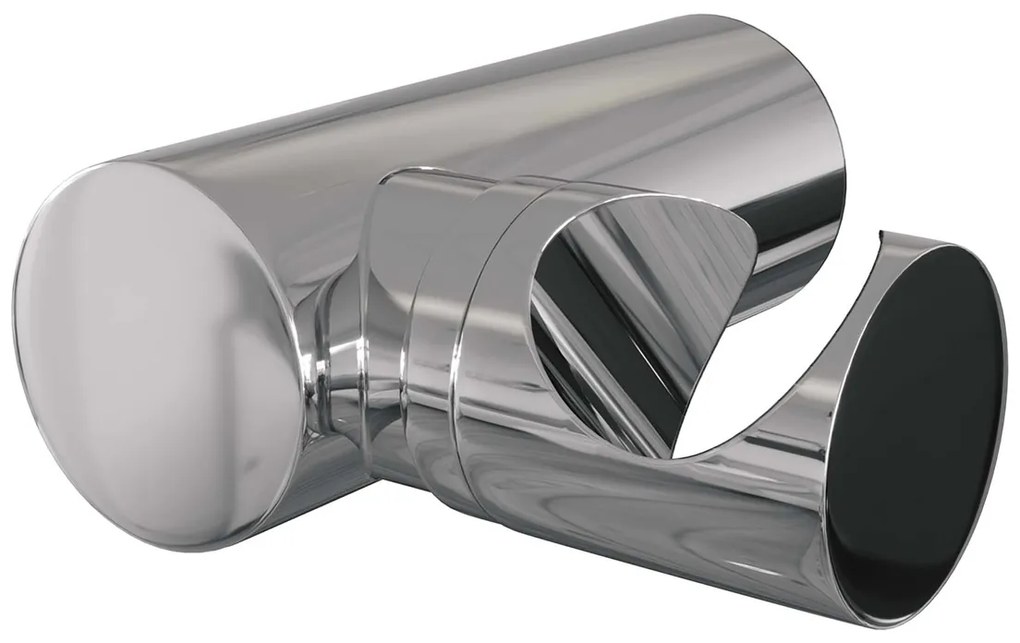 Brauer Stripe thermostatische badkraan met wandhouder en staafhanddouche chroom